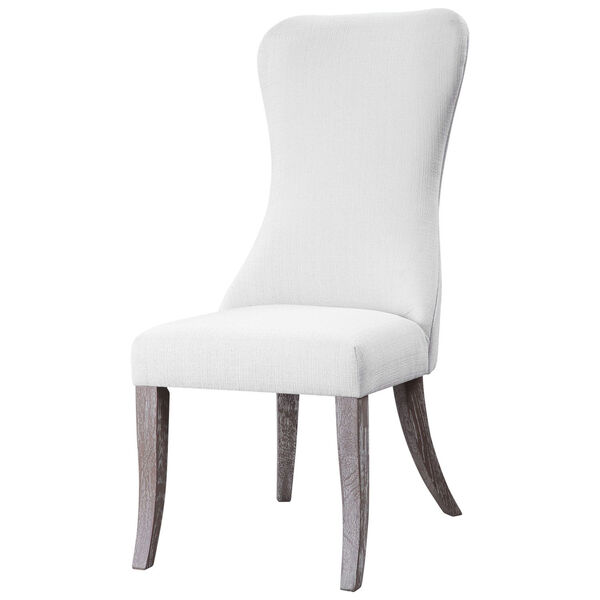 Caledonia White Accent Chair, image 4