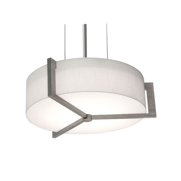 Apex Weathered Grey 12-Inch Two-Light Pendant, image 1
