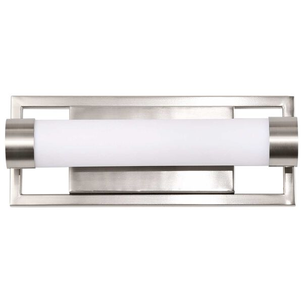 Canal Brushed Nickel 12-Inch Integrated LED Bath Strip, image 5