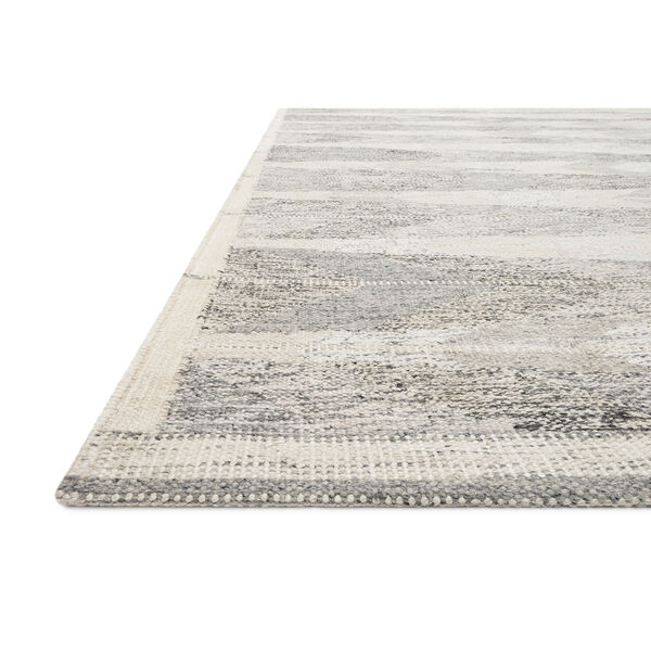 Evelina Pewter and Silver Rectangular: 5 Ft. x 7 Ft. 6 In. Rug, image 2