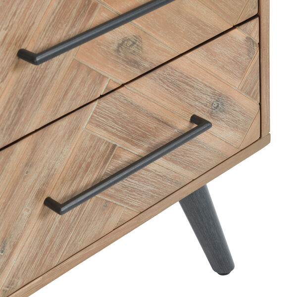 Soren Multi Natural Five-Drawer Dresser, image 4