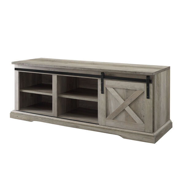 Gray Entry Bench with Storage, image 4