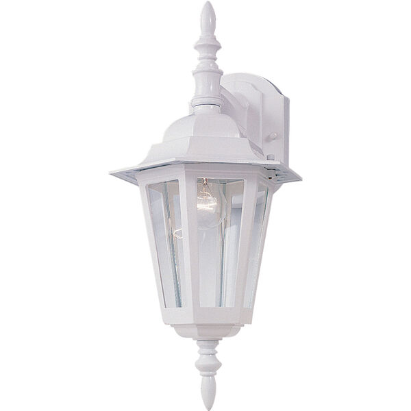 Builder Cast White One-Light Fourteen-Inch Outdoor Wall Sconce, image 1