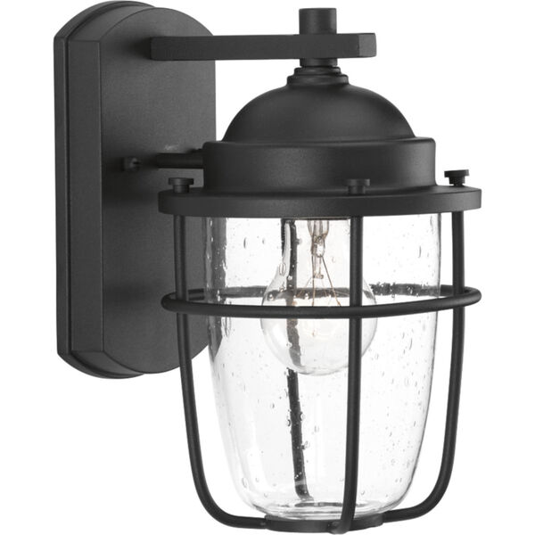P560065-031: Holcombe Black One-Light Outdoor Wall Sconce, image 1