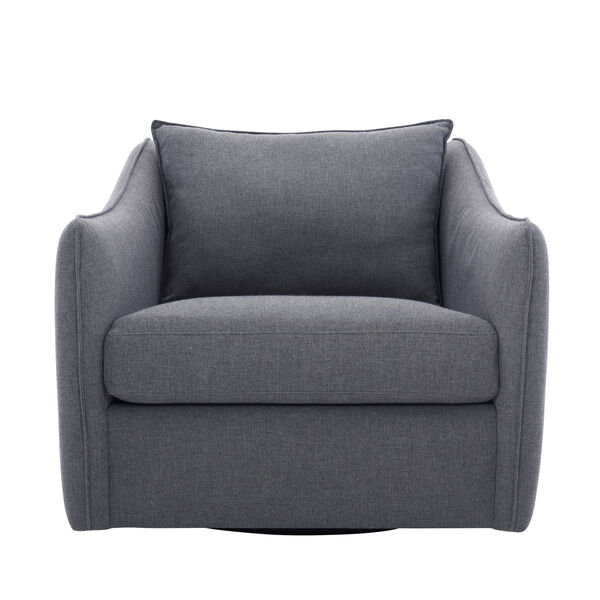 Exteriors Gray Monterey Swivel Chair, image 1