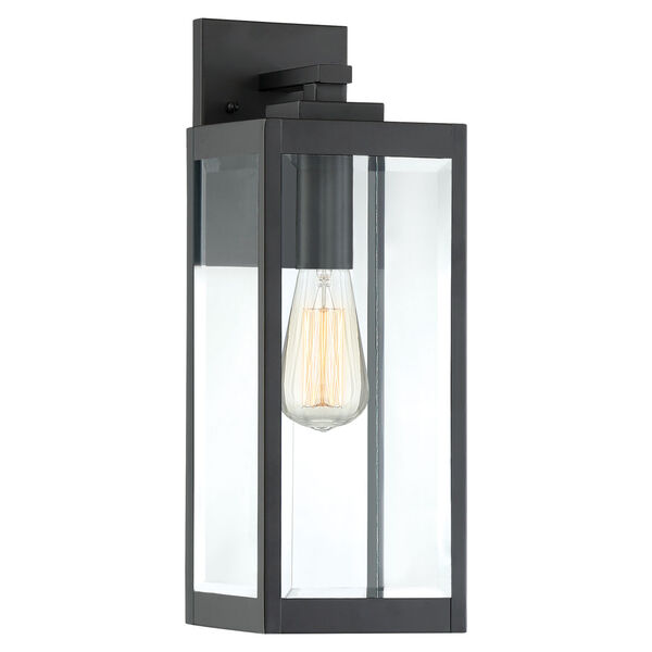 Westover Earth Black 17-Inch One-Light Outdoor Wall Sconce, image 1