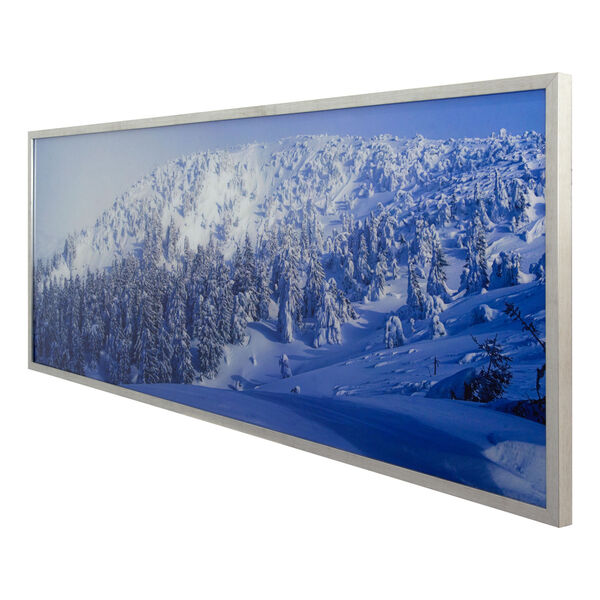 Multicolor Tempered Glass Horizontal Alpine Landscape Wall Decor, 63 W x 1 D x 24 H, image 2