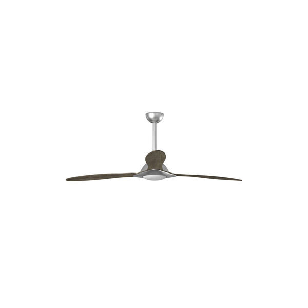 Sleek Brushed Nickel 60-Inch Smart Ceiling Fan, image 4
