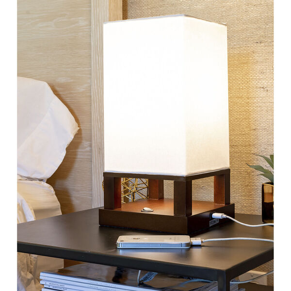 Maxwell Havana Brown LED Table Lamp, image 4