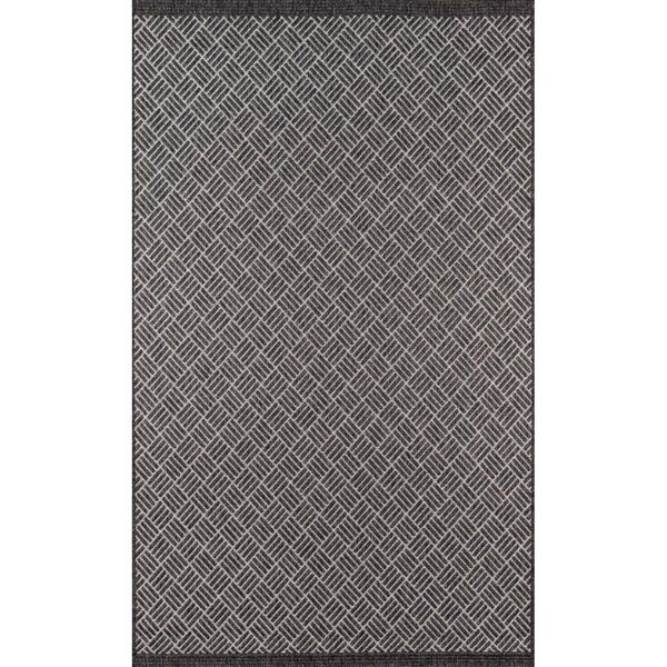 Como Geometric Charcoal Rectangular: 7 Ft. 10 In. x 10 Ft. 10 In. Rug, image 1