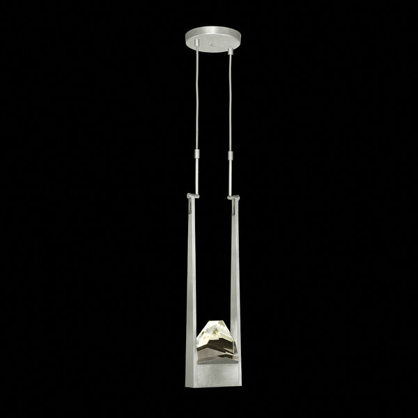 Strata Silver Two-Light LED Mini Pendant, image 1