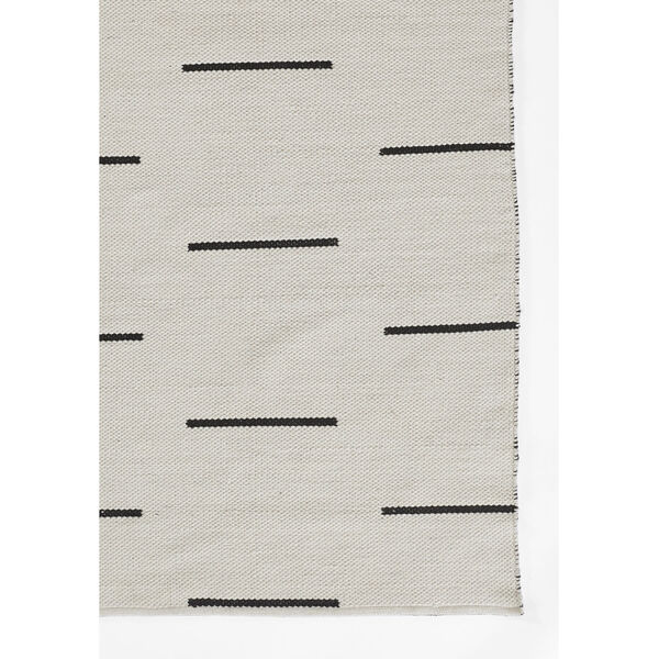 Malmo Ivory and Black Indoor/Outdoor Rug, image 2