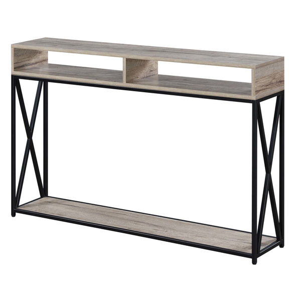 Tucson Sandstone Deluxe Two-Tier Console Table, image 1