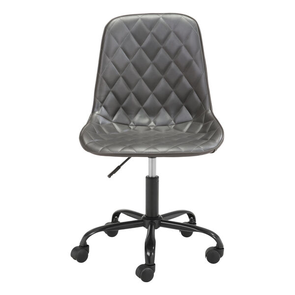 Ceannaire Gray and Black Office Chair, image 4