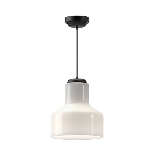 Westlake One-Light Pendant with Glossy Opal Glass, image 1