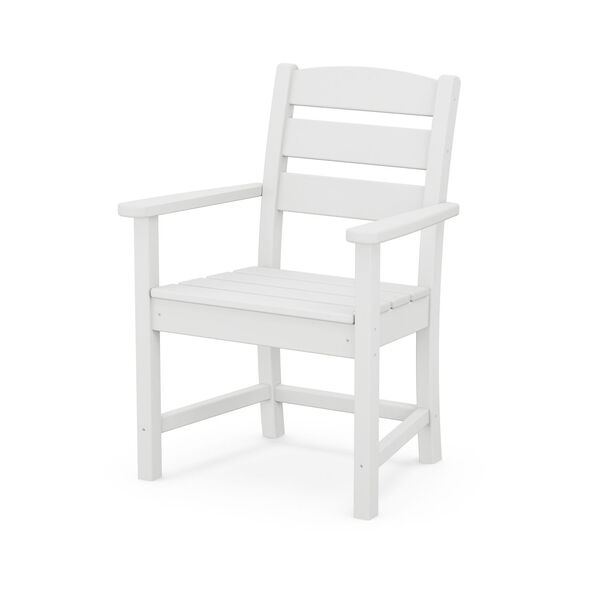 Lakeside White Dining Arm Chair, image 1