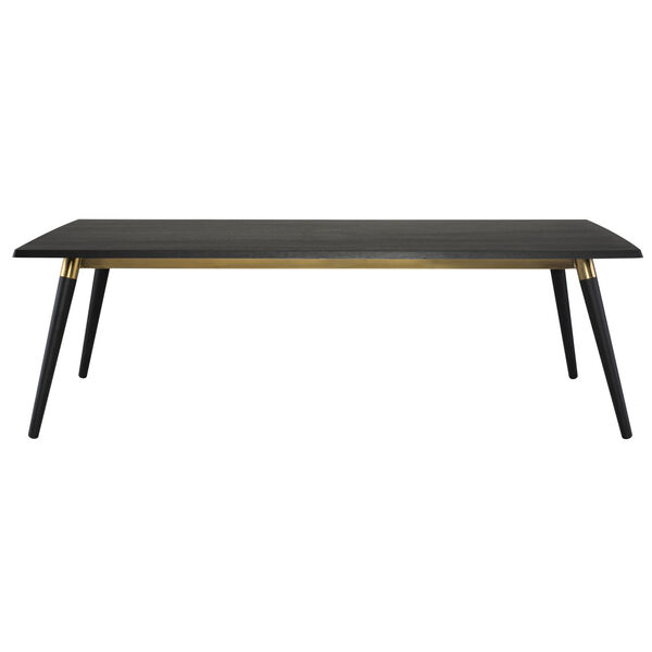 Scholar Onyx and Gold 95-Inch Dining Table, image 6