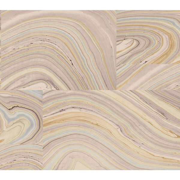 Candice Olson Modern Nature Light Purple and Blue Onyx Wallpaper: Sample Swatch Only, image 1