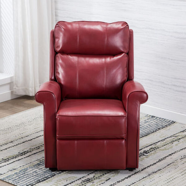 Lehman Red Traditional Lift Chair, image 1