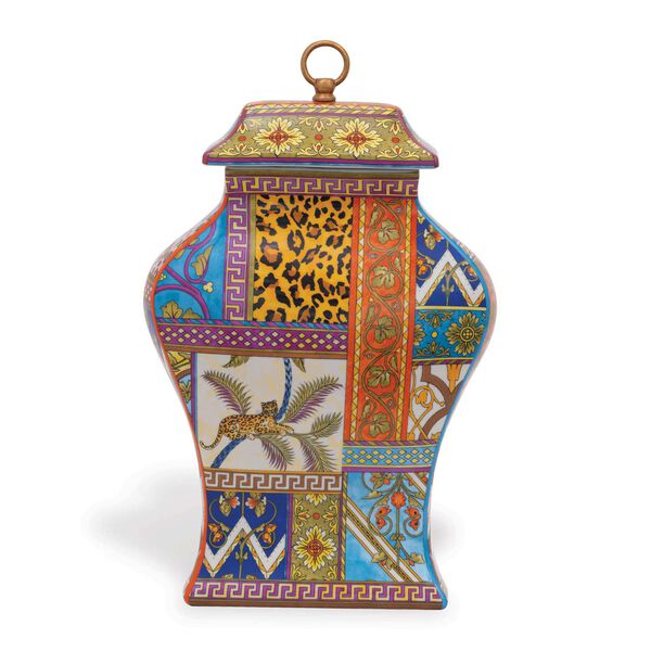 Gypsy Multicolor Decorative Jar, image 5