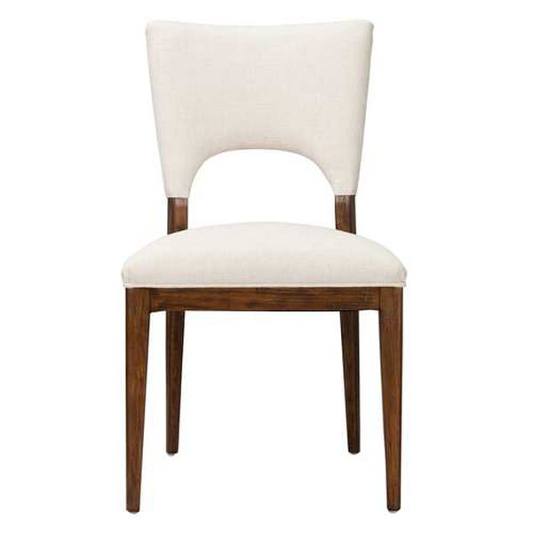 Amber Beige and Brown Dining Chair, image 1