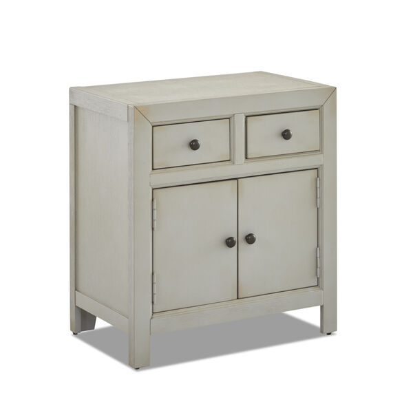 Henning Gray 26-Inch Two Drawer Accent Chest, image 2