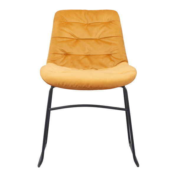 Tammy Yellow and Matte Black Dining Chair, image 3