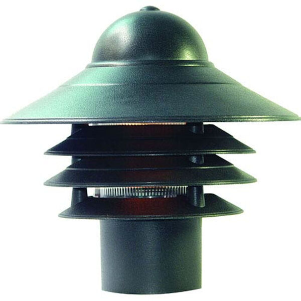 Mariner Matte Black One-Light Post Head, image 1