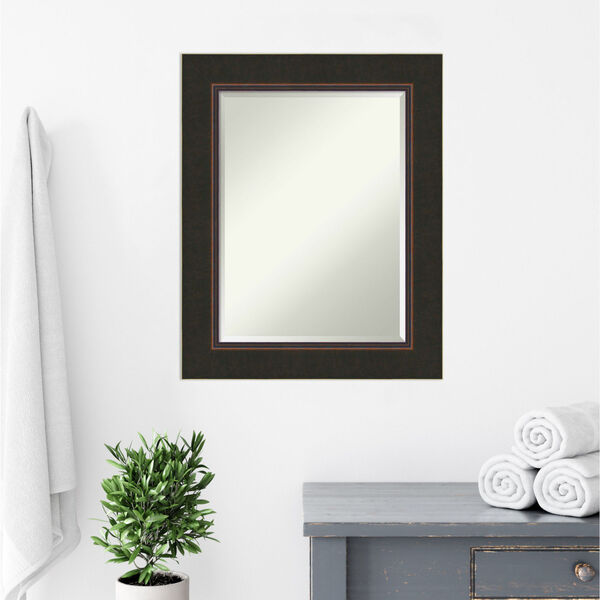 Milano Bronze 24W X 30H-Inch Bathroom Vanity Wall Mirror, image 5
