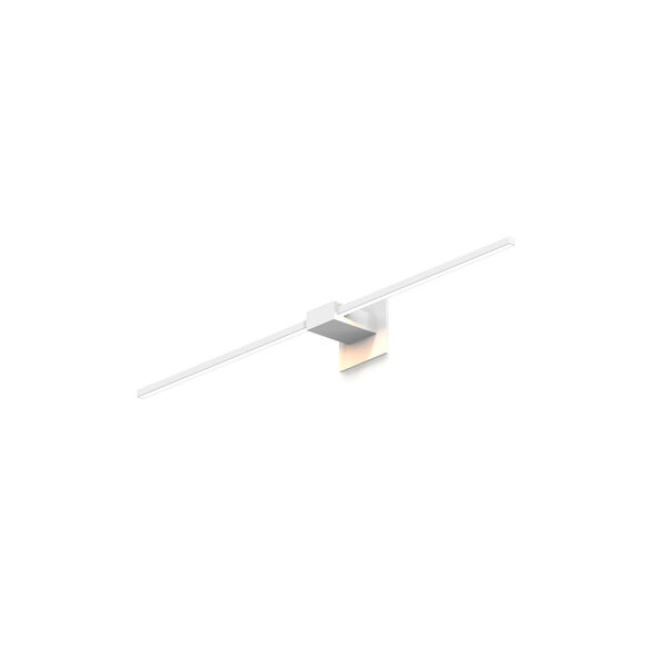 Z-Bar Matte White Soft Warm LED Wall Sconce, image 1