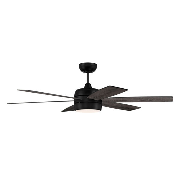 Trevor Flat Black 52-Inch LED Ceiling Fan, image 4