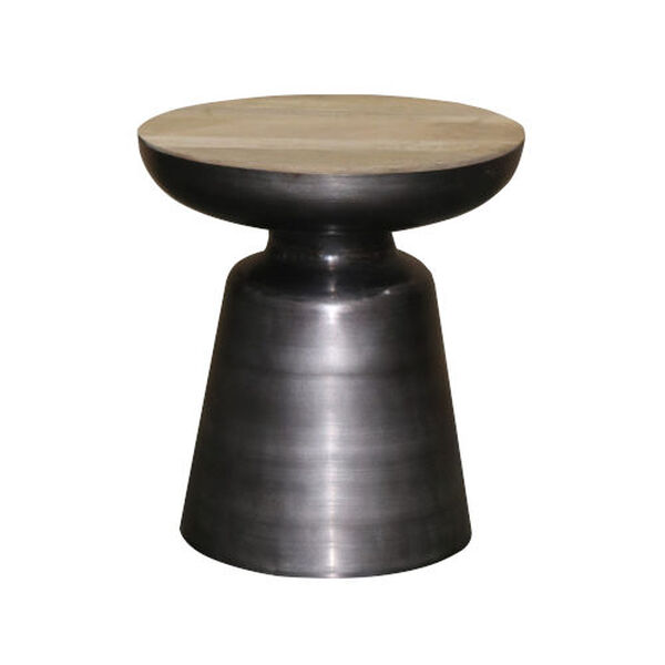 Outbound Natural and Dark Gray Chairside Table, image 1