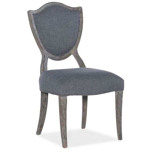 Beaumont Gray Shield-Back Side Chair, image 1