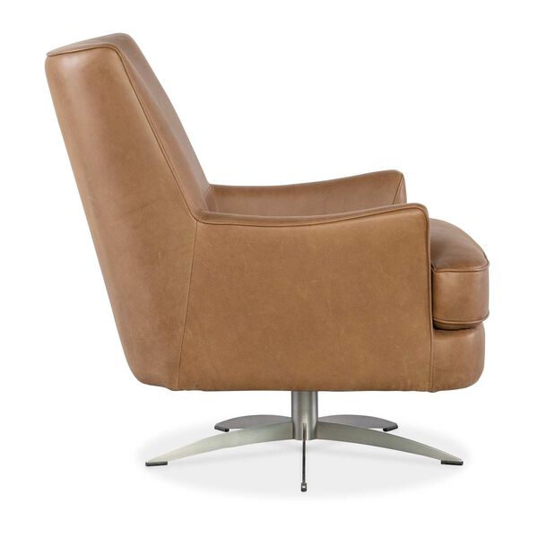 Brown Sheridan Swivel Chair, image 3