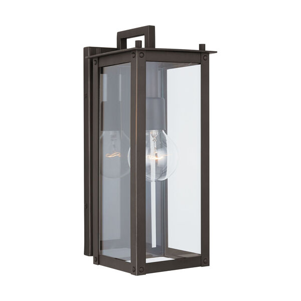 Hunt Oiled Bronze Six-Inch One-Light Outdoor Wall Lantern, image 4