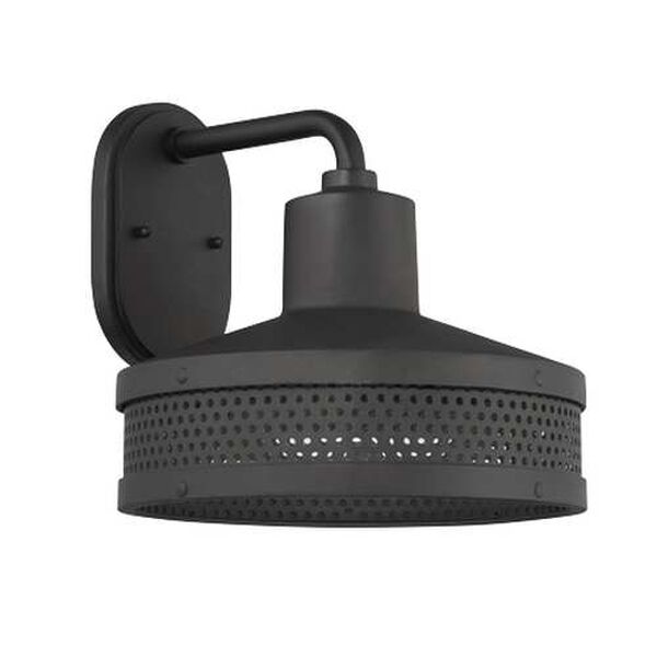 Abalone Point Coal One-Light Outdoor Wall Sconce, image 1