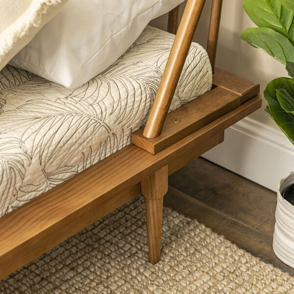 Twin Caramel Spindle Bed, image 6