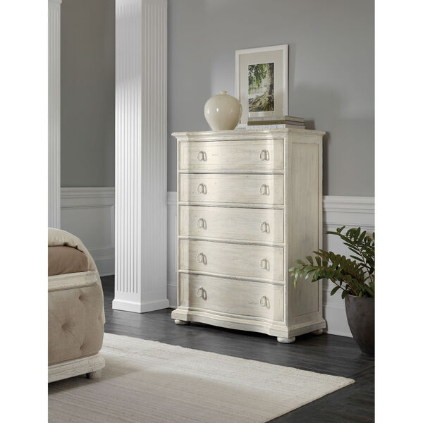 Traditions Soft White Six-Drawer Chest, image 4