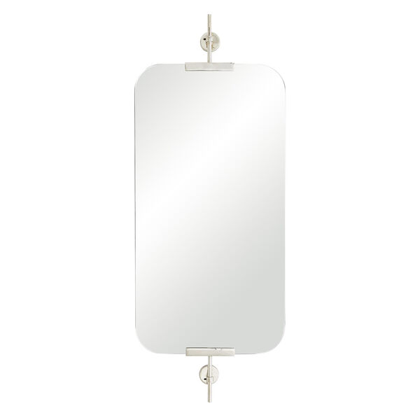 Madden Polished Nickel Wall Mirror, image 1