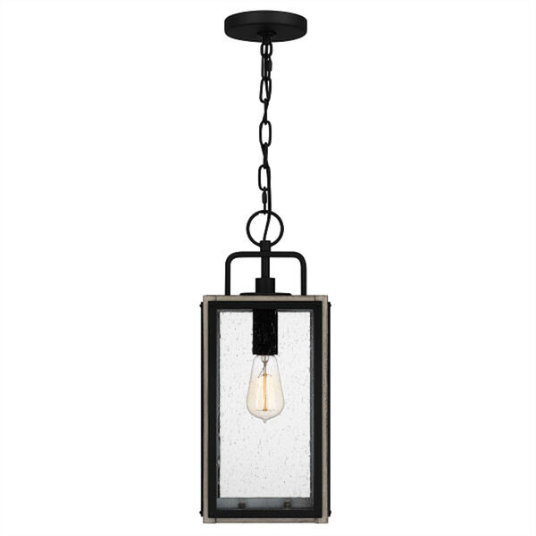 Bramshaw Matte Black One-Light Outdoor Lantern, image 3