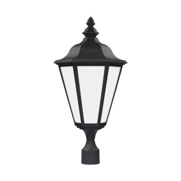 Wellington Black 13-Inch One-Light Outdoor Post Lantern, image 1