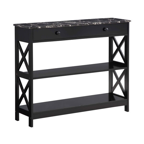 Oxford Black Console Table, image 1