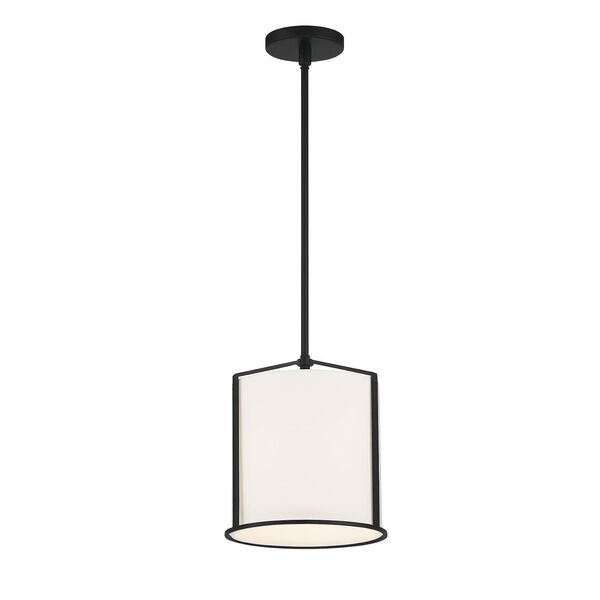 Carlyn Black and White One-Light Pendant, image 1