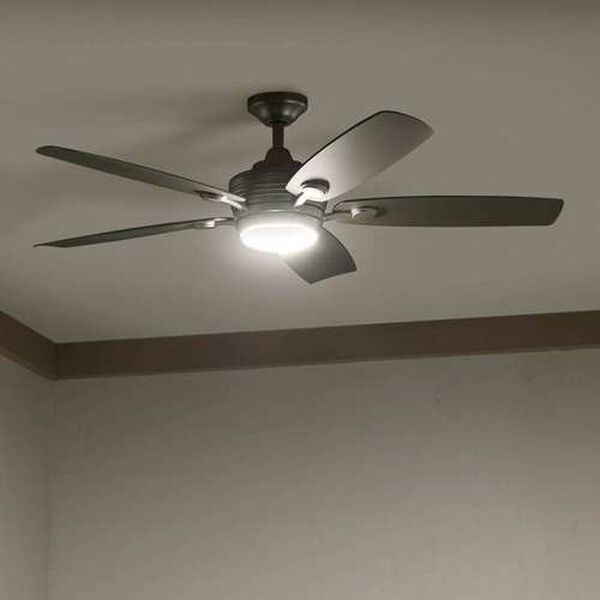 Tranquil Brushed Nickel LED 56-Inch Steel Ceiling Fan, image 5
