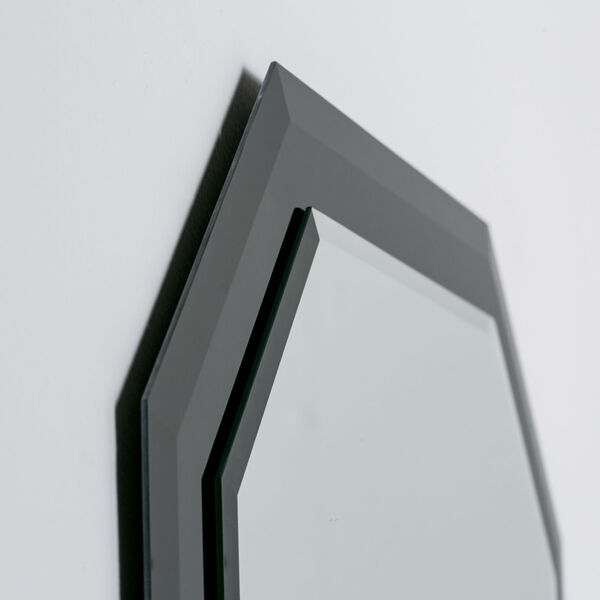 Silver ADA Frameless Bathroom Wall Mirror, image 3