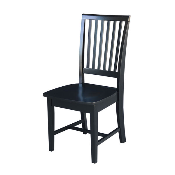 Black Mission Side Chair, Set of 2, image 1