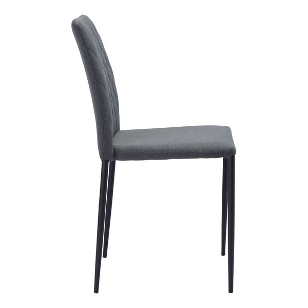 Harve Gray and Black Dining Chair, Set of Two, image 3