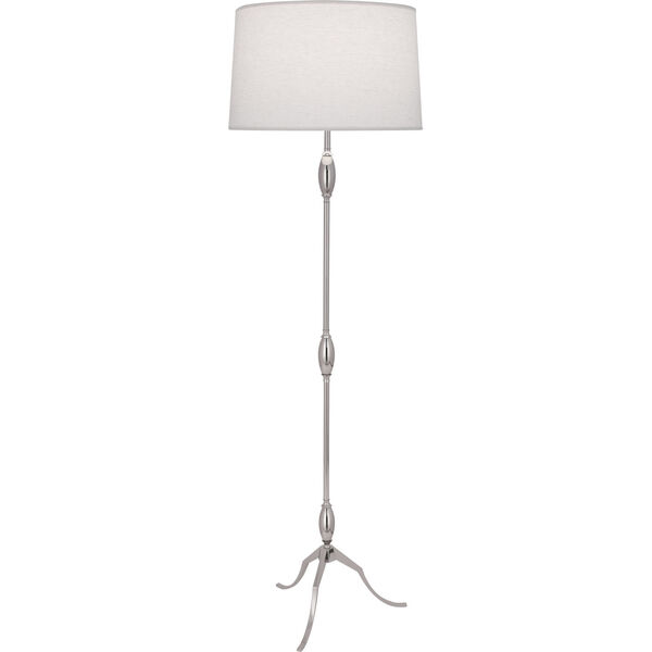 Grace Polished Nickel One-Light Floor Lamp, image 1