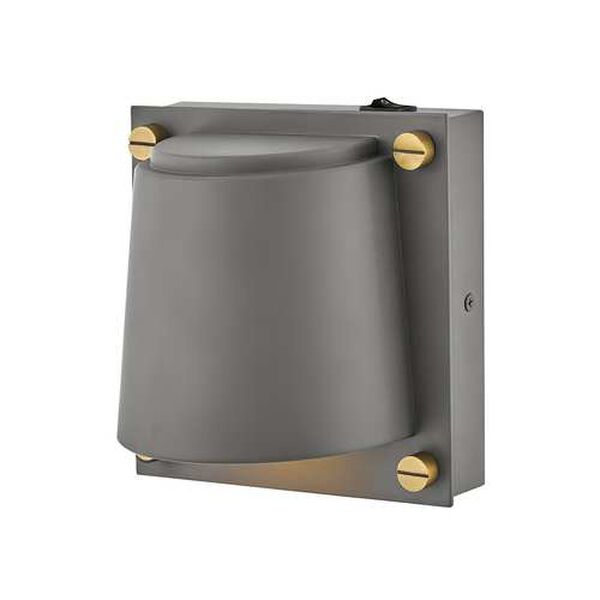 Scout Dark Matte Grey LED Wall Sconce, image 1