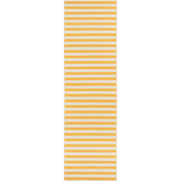 Baja Yellow Stripe Indoor/Outdoor Rug, image 6